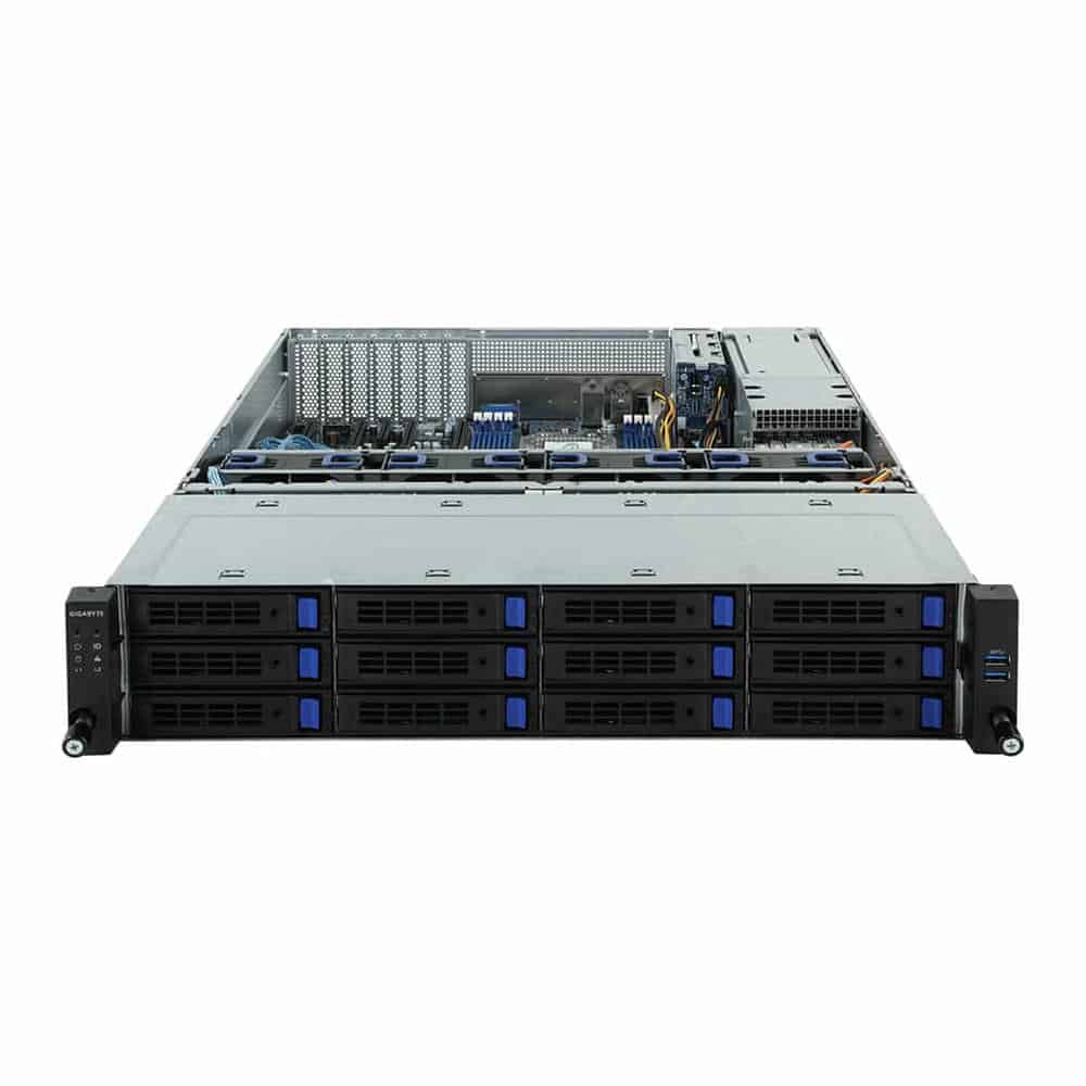 Gigabyte R271-Z00 EPYC 7003/2 CPU 2U 14 Bay Barebone Server